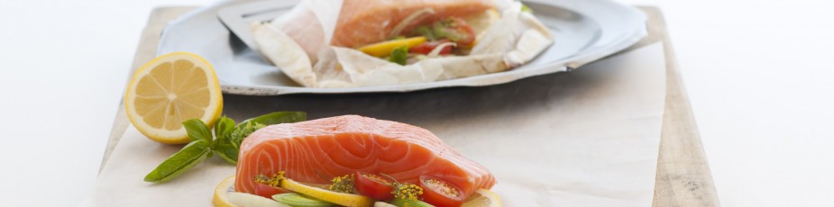 New Zealand Salmon baked parcels 