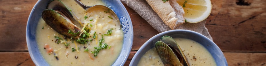 New Zealand Greenshell Mussel chowder